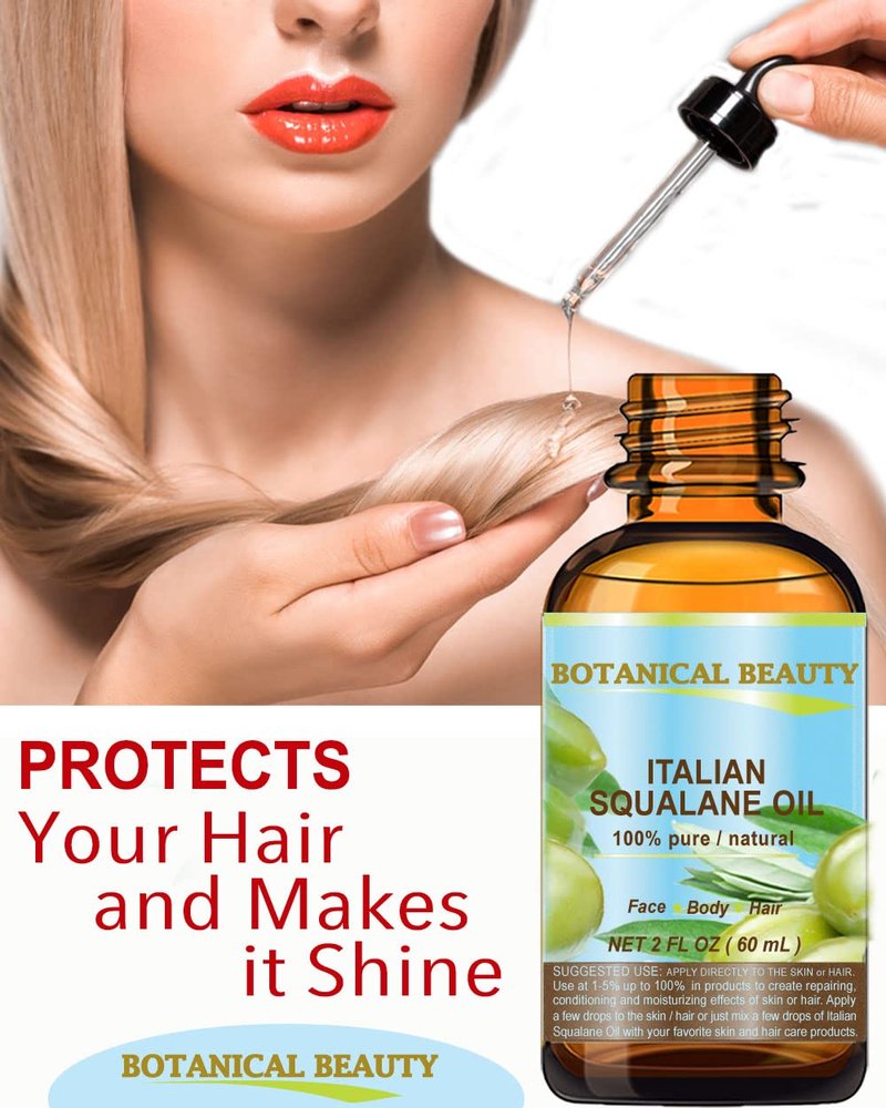 SQUALANE Oil - 100% Pure & Natural Moisturizer for Face, Body & Hair | 4 fl. oz (120 ml)