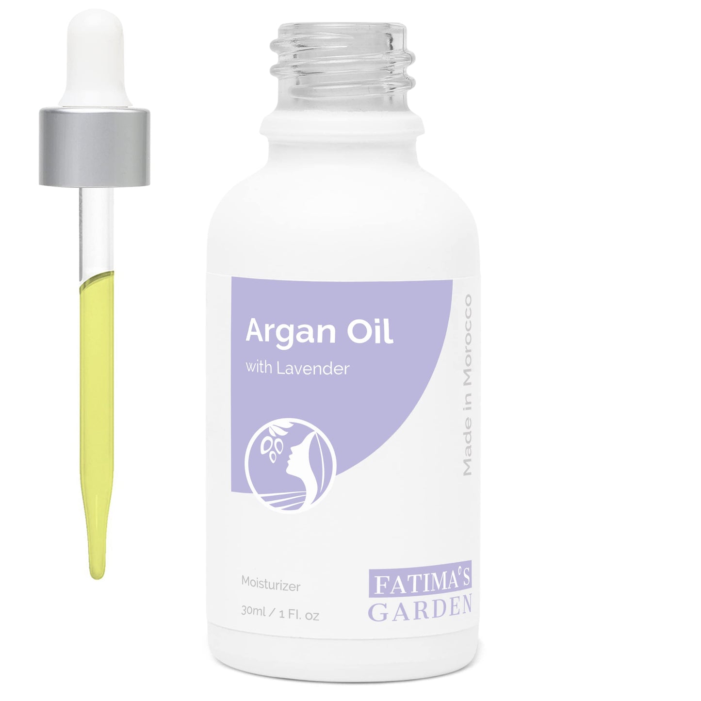 Fatima's Garden Argan & Lavender Oil - Soothing Moisturizer, 100ml
