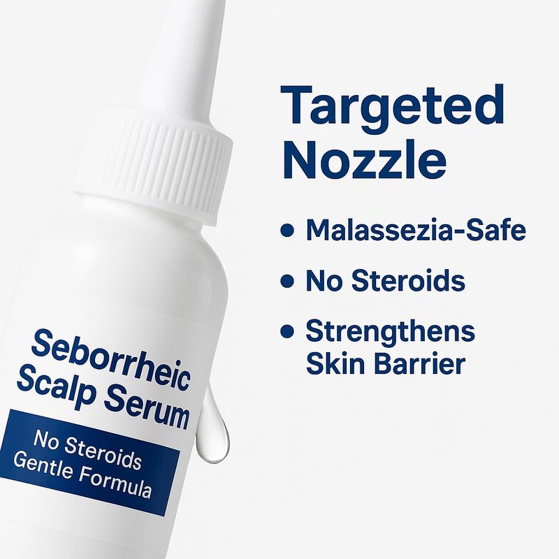 Seborrheic Scalp Serum - 8X Fast-Acting Treatment for Redness & Dermatitis | Soothing Ointment for Scalp, Face & Body - 1 Pack