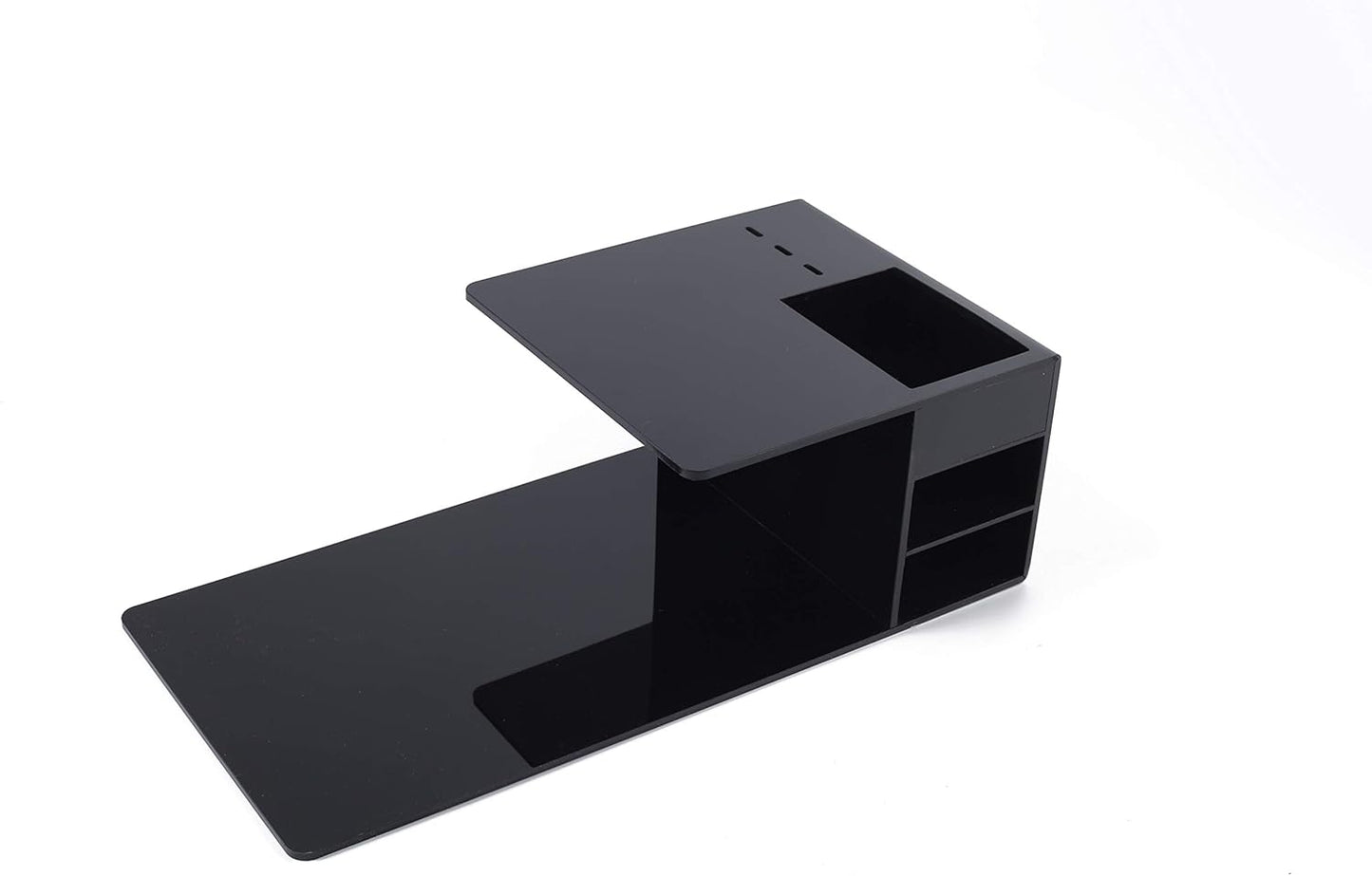 Eyelash Extension Pillow Stand - Makeup Tool Organizer with Display Shelves | Black