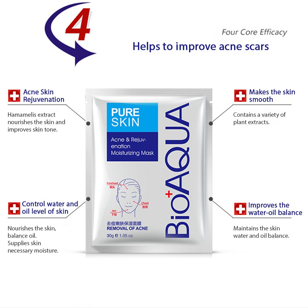 (0BQY0733) Acne Removal Rejuvenation Moisturizing Mask