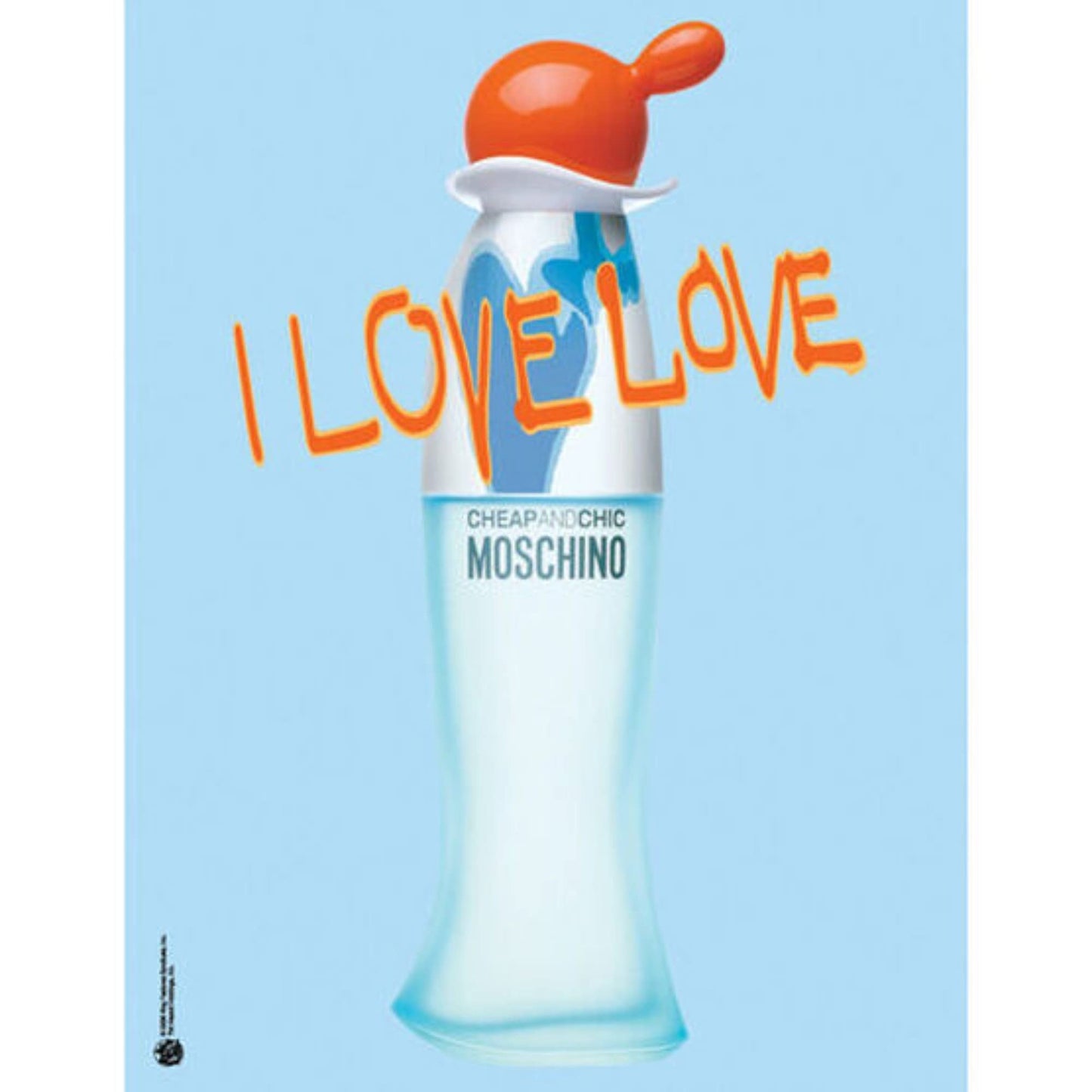 I Love Love Cheap and Chic by MOSCHINO For Women. Eau De Toilette Spray 1.7 Ounces