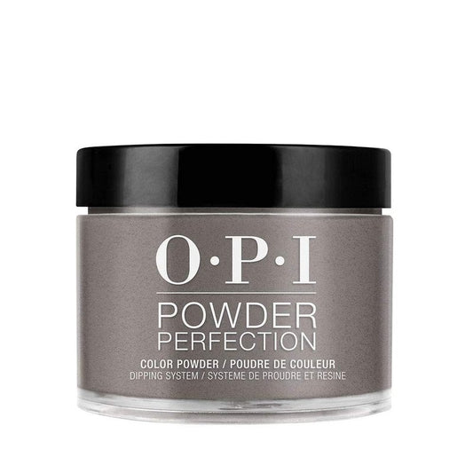 OPI Powder Perfection Suzi & the Arctic Fox Opaque Dark Gray Crème Nail Dipping Powder Acrylic Alternative