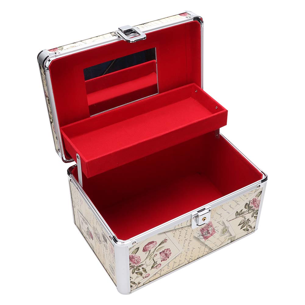YUYTE Case Makeup Case Makeup Storage Case Makeup Organizer Case Empty Storage case, portable storage box for makeup artist/beautician