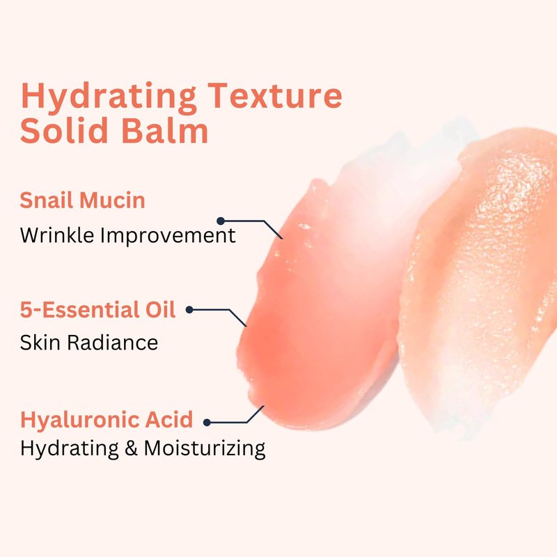 Elensilia Snail Filtrate Anti-Wrinkle Multi Balm Stick I All-In-One Wrinkle Free Balm, Instant Natural Glow Care For Neck, Under Eye Bags, Lips I Hydrating Moisturizer For Skin Care