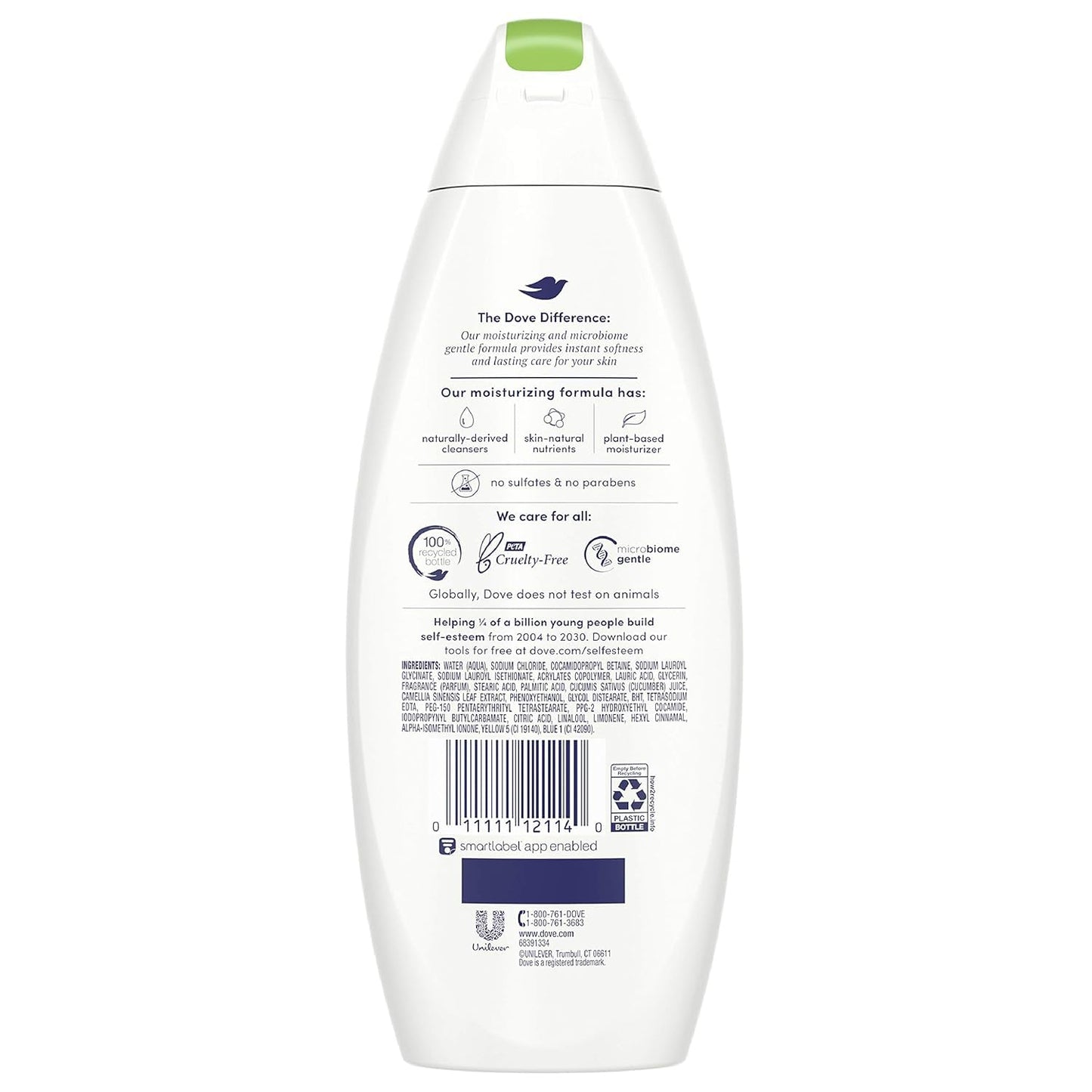 Dove Body Wash - Go Fresh Cucumber & Green Tea | 12 Ounce (3 Pack)