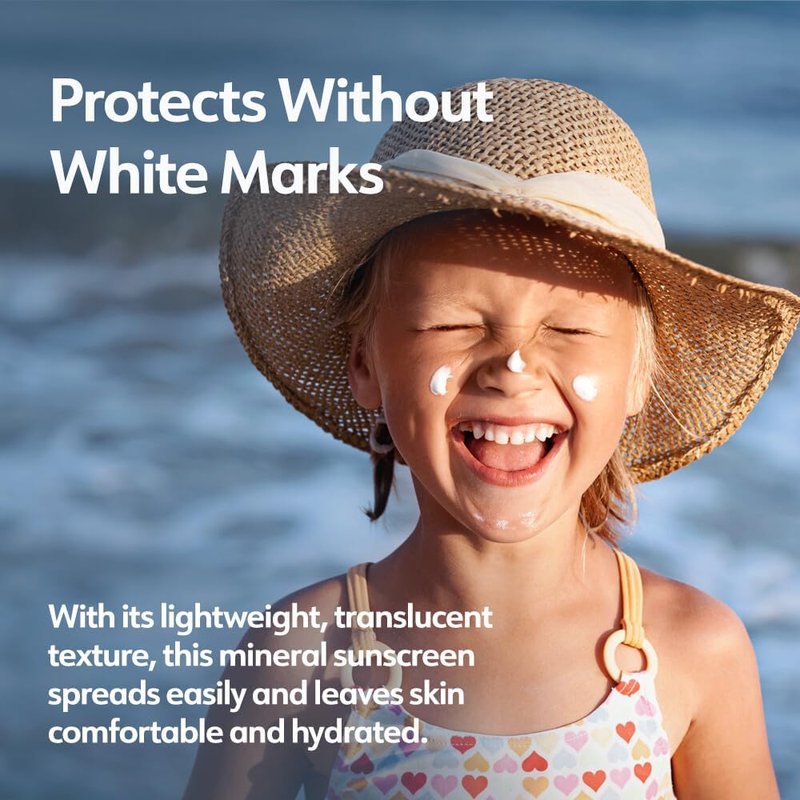 Baby Sunscreen SPF30 For Kid-Safe,Reef-Friendly Organic Sunscreen Care, Zinc Formula, Made in Canada Natural Paraben-Free,Travel Size – 100 g (3.5 oz Coconut, Vanilla