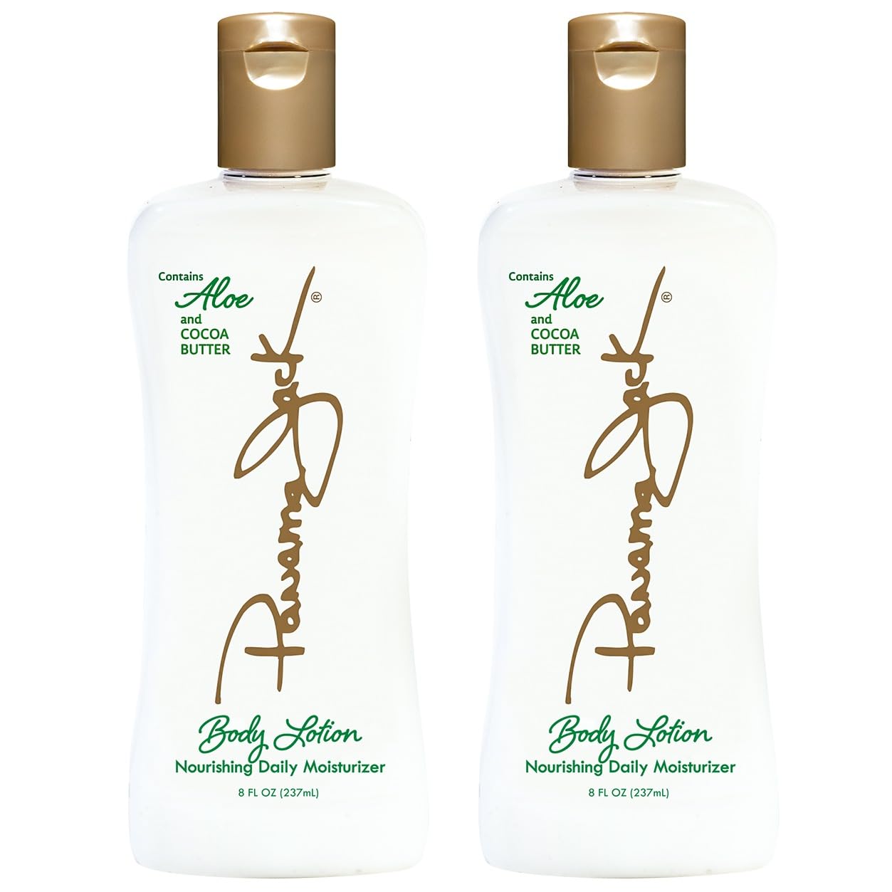 Panama Jack Aloe Moisturizer Lotion - After Sun Daily Skincare, Contains Aloe, Cocoa Butter, Olive Oils with Vitamin E, 8 FL OZ (Pack of 2)