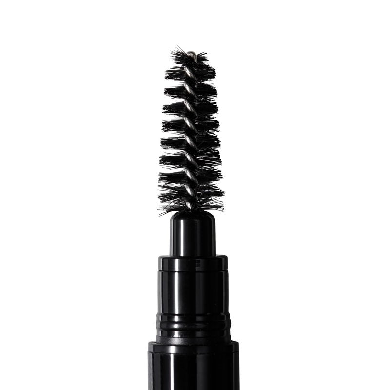 Arches and Halos 2 in 1 Defining Eyebrow Pencil and Powder - Brow Powder with Spoolie Brush - Shape and Fill for Natural Look - Dark Brown - 0.017 oz