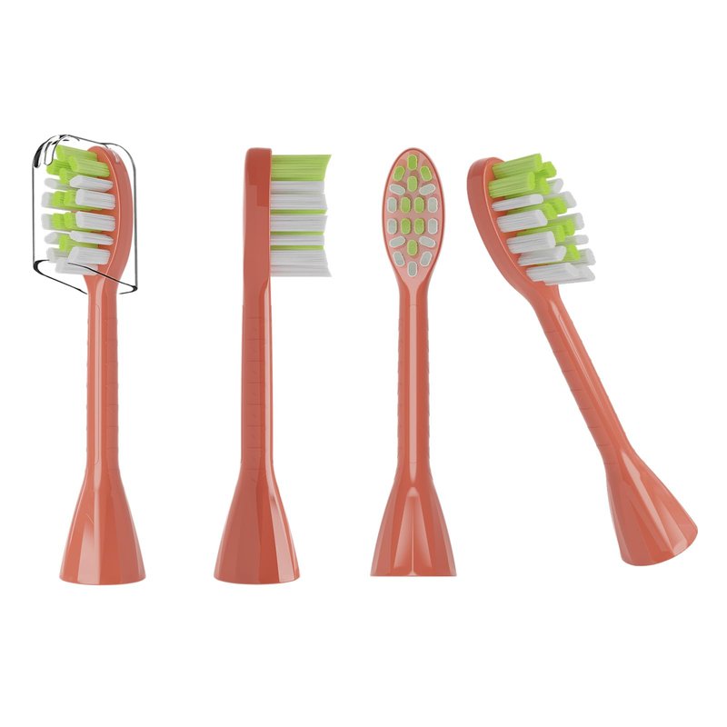 One Series Replacement Toothbrush Heads Pisonicleara Compatible with sonicare Philips One Series BH1022/03 HY1100/02 HY1102 (8-pc) Battery Brush, Mango Snow White Travel Refill