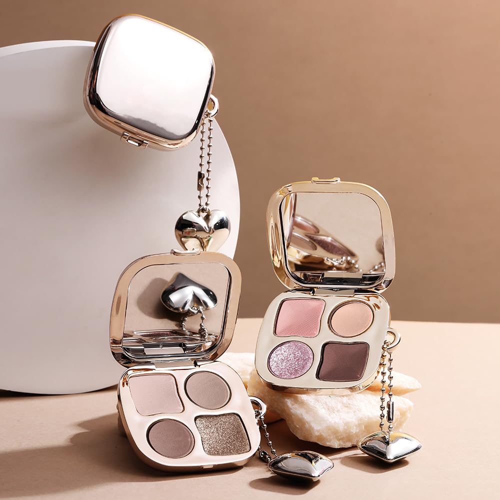 Multi-Finish Eyeshadow Palette - Matte, Shimmer & Metallic | Silky Smooth, Long-Lasting Blendable Shadows