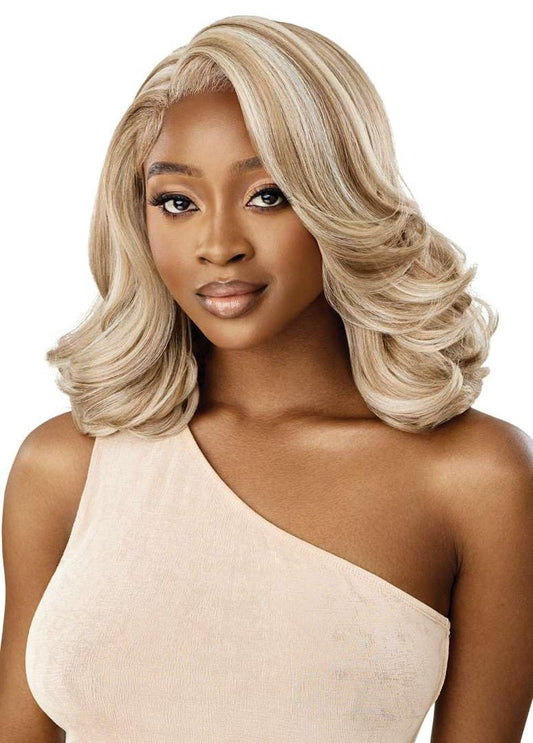 Outre Lace Front Wig - Melted Hairline - Primrose (DR2/CHOCOLATE SWIRL)