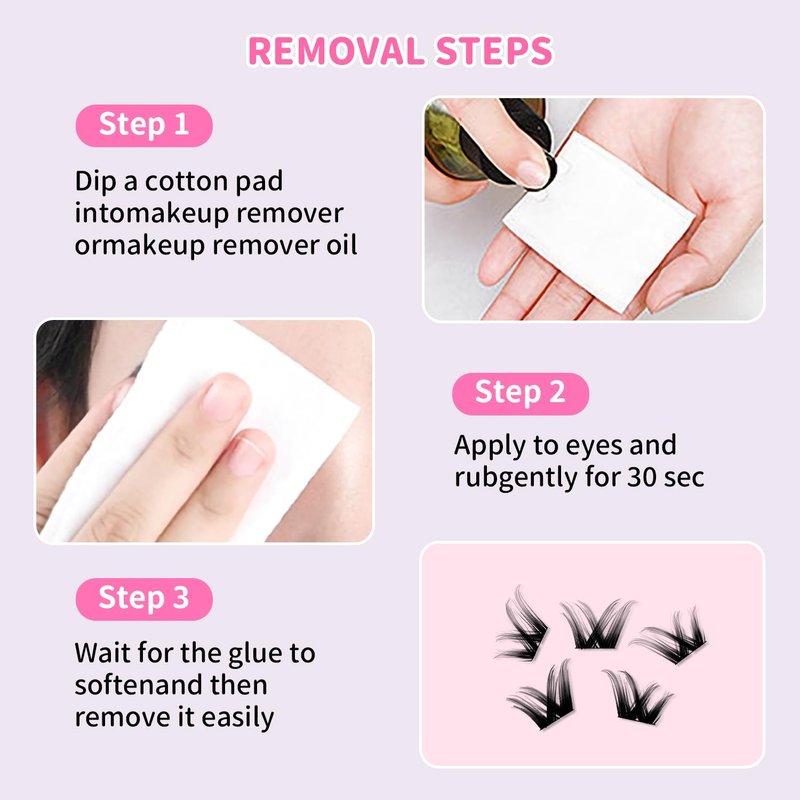 Elyzza Idol Lash Extension Kit 10-12mm Cluster Lashes With Thin Lash Band C+ Curl Natural Look False Eyelash Clusters With Bottom Lashes Faux Lash Clusters Extensions For DIY Individual Lashes at Home