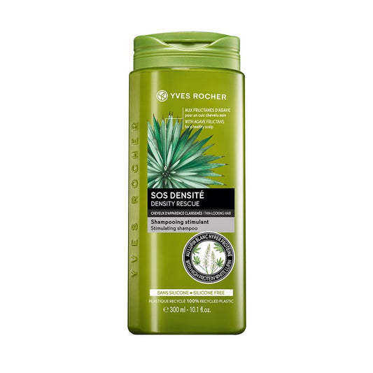 Yves Rocher Fortifying Shampoo | Density Rescue to Cleanse Scalp & Strengthen Hair | 10.1 fl oz