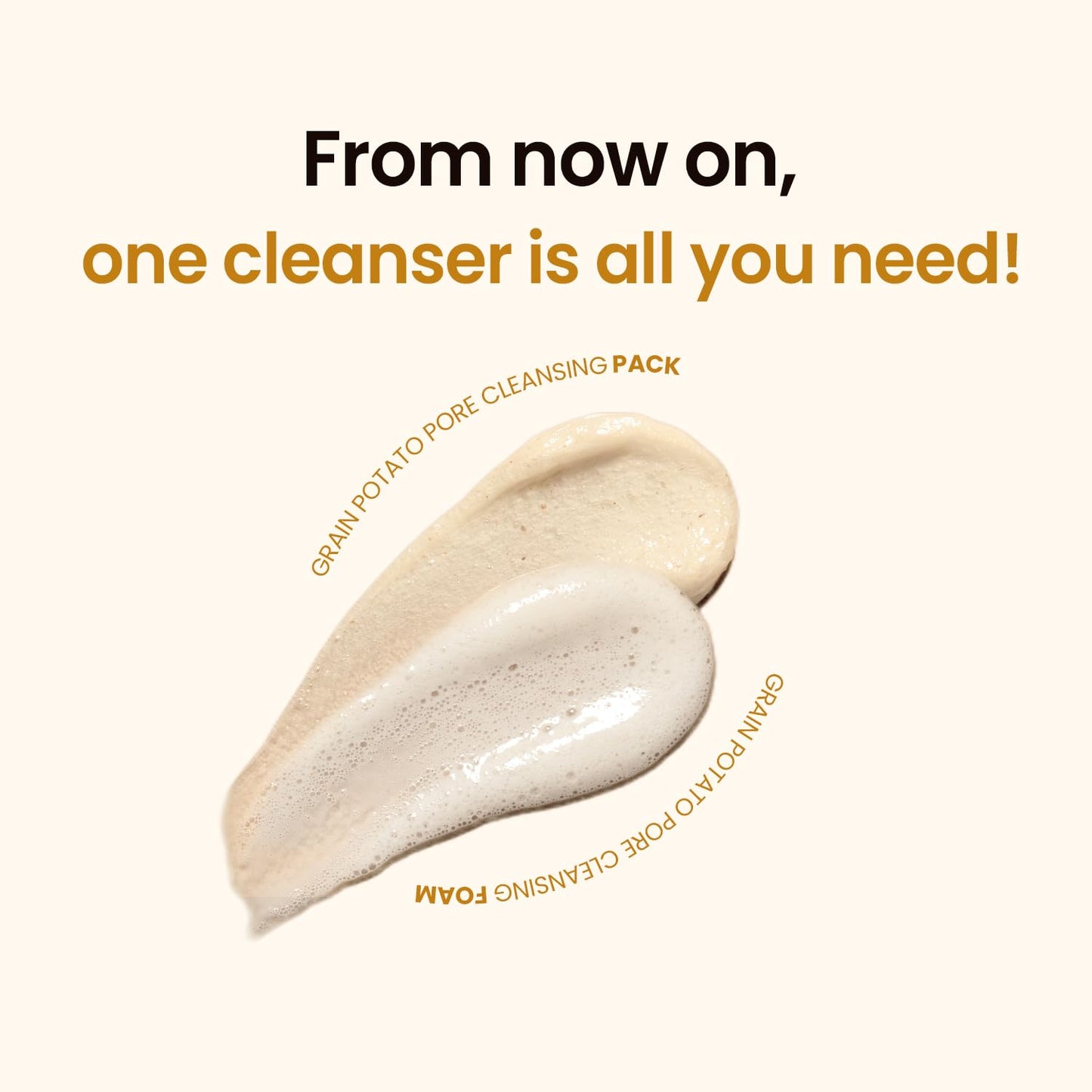 ilso Grain Potato Pore Cleansing Pack Foam, Deep Cleansing Mask for Acne-Prone Skin, with Totarol, Pore Cleanzyme, Daily Exfoliating Cleanser, Korean cleanser, 5.07 fl. oz.