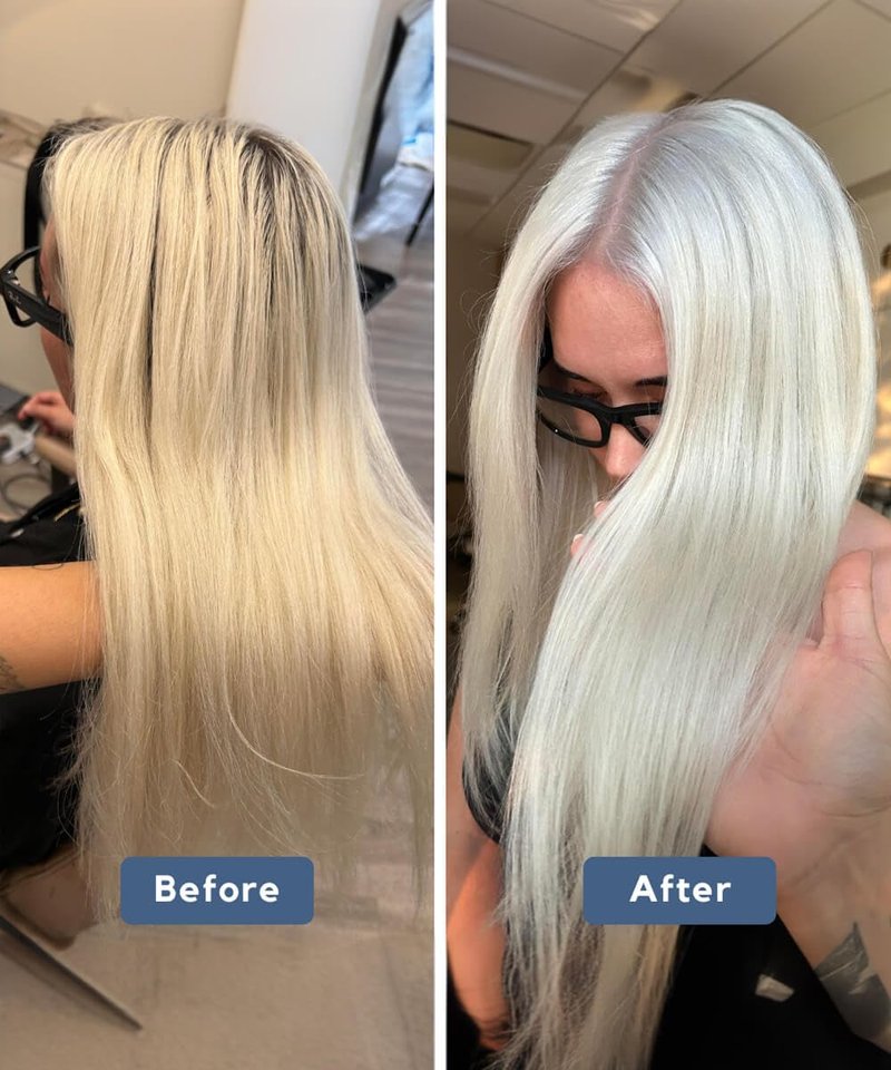 Plaine Products Eco Friendly Purple Shampoo, Cherry Almond, 10 oz. Bring out the Best and Brightest Shades of Blonde, Silver, and Grey Hair!
