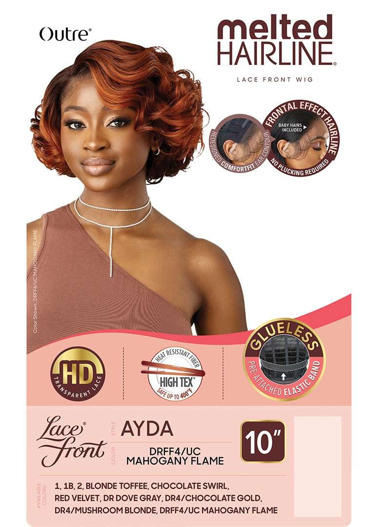 Outre Lace Front Wig - Melted Hairline - Ayda (RED VELVET)