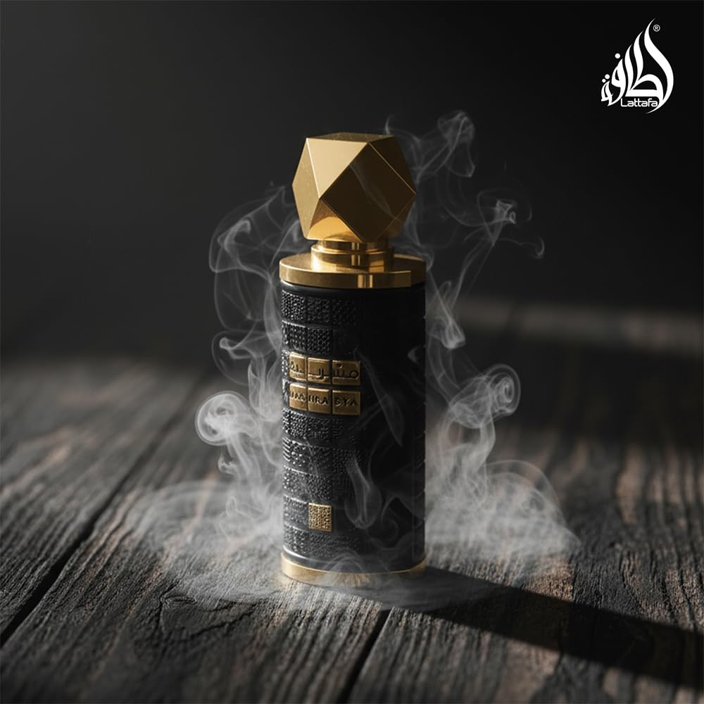 Lattafa Mashrabya Eau de Parfum Spray for Unisex - 3.4 Ounce | Long-Lasting Fragrance