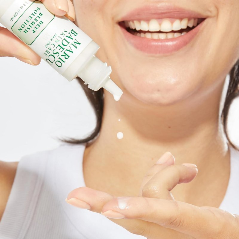 Mario Badescu Deep Blemish Solution - Potent Spot Treatment Serum with Zinc Oxide & Niacinamide for Large Blemishes