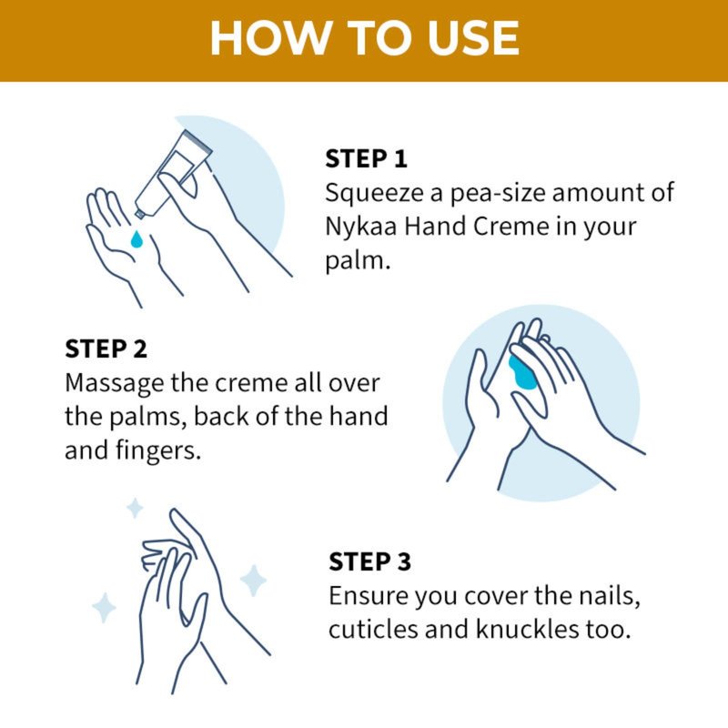 Nykaa Naturals Hand and Nail Cream - Non-Greasy, Deep Hydrating - Nourishes Hands and Cuticles - Sensuous Scent - Freesia and Vanilla - 1 oz