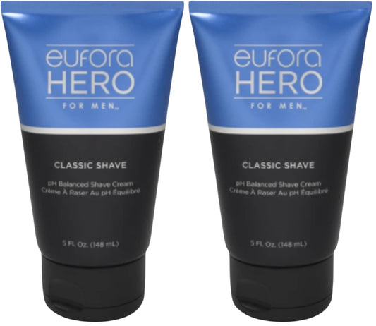 Eufora Hero for Men Classic Shave 5 oz (Pack of 2)