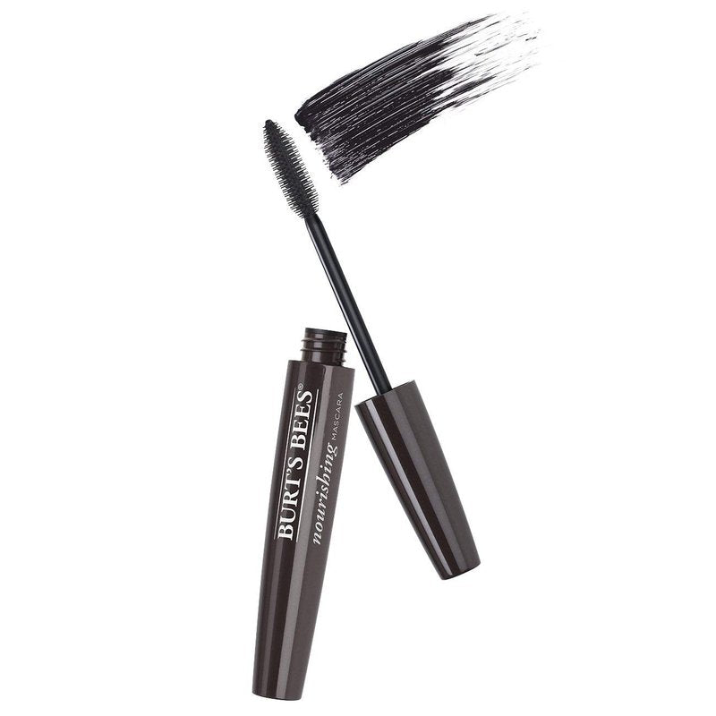 Mascara, Burt's Bees Lengthens Lashes, 100% Natural Makeup, Classic Black