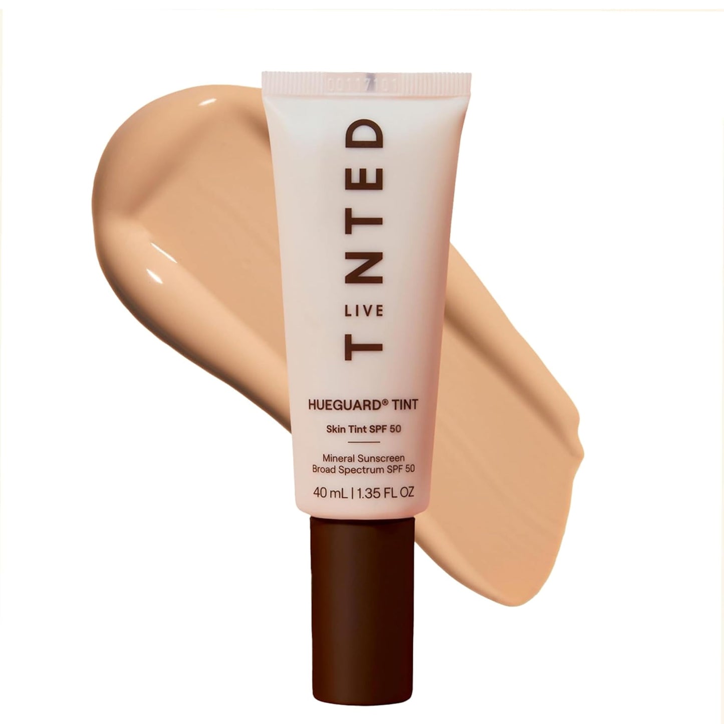 Live Tinted Hueguard Tinted Sunscreen SPF 50 - Mineral Sunscreen for Face, Skin Tint with Buildable Coverage, Dewy Glow Finish, Hydrating, Vegan, Fragrance-Free, Water & Sweat Resistant, Shade 09