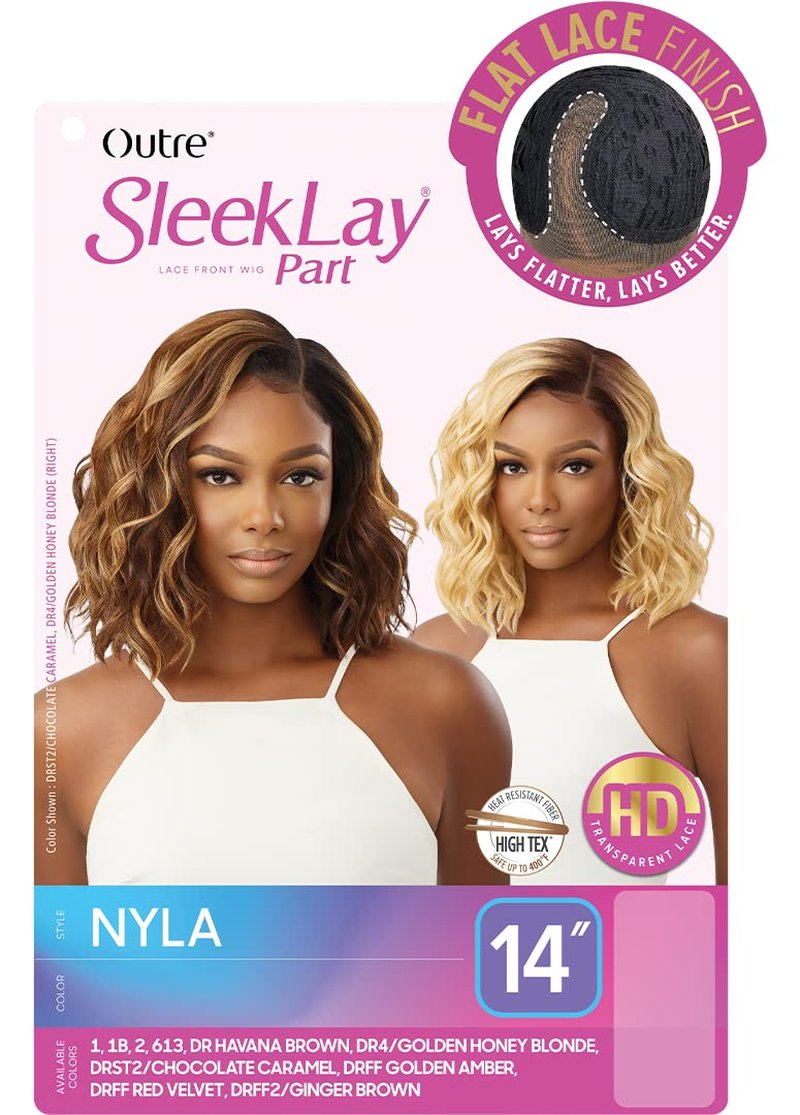 Outre Lace Front Wig - Sleeklay Part -NYLA (JET BLACK 1)