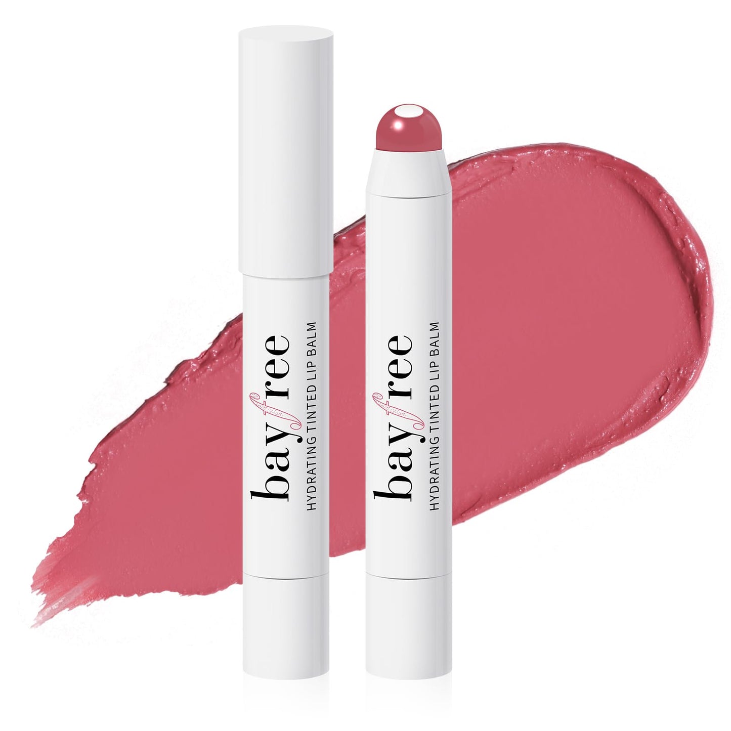 bayfree Cream Blush for Cheeks Radiant Finish, Hydrating, Creamy, Lightweight & Blendable Color, Vegan & Smooth Lip Color Balm, Hydrating Vitamin E