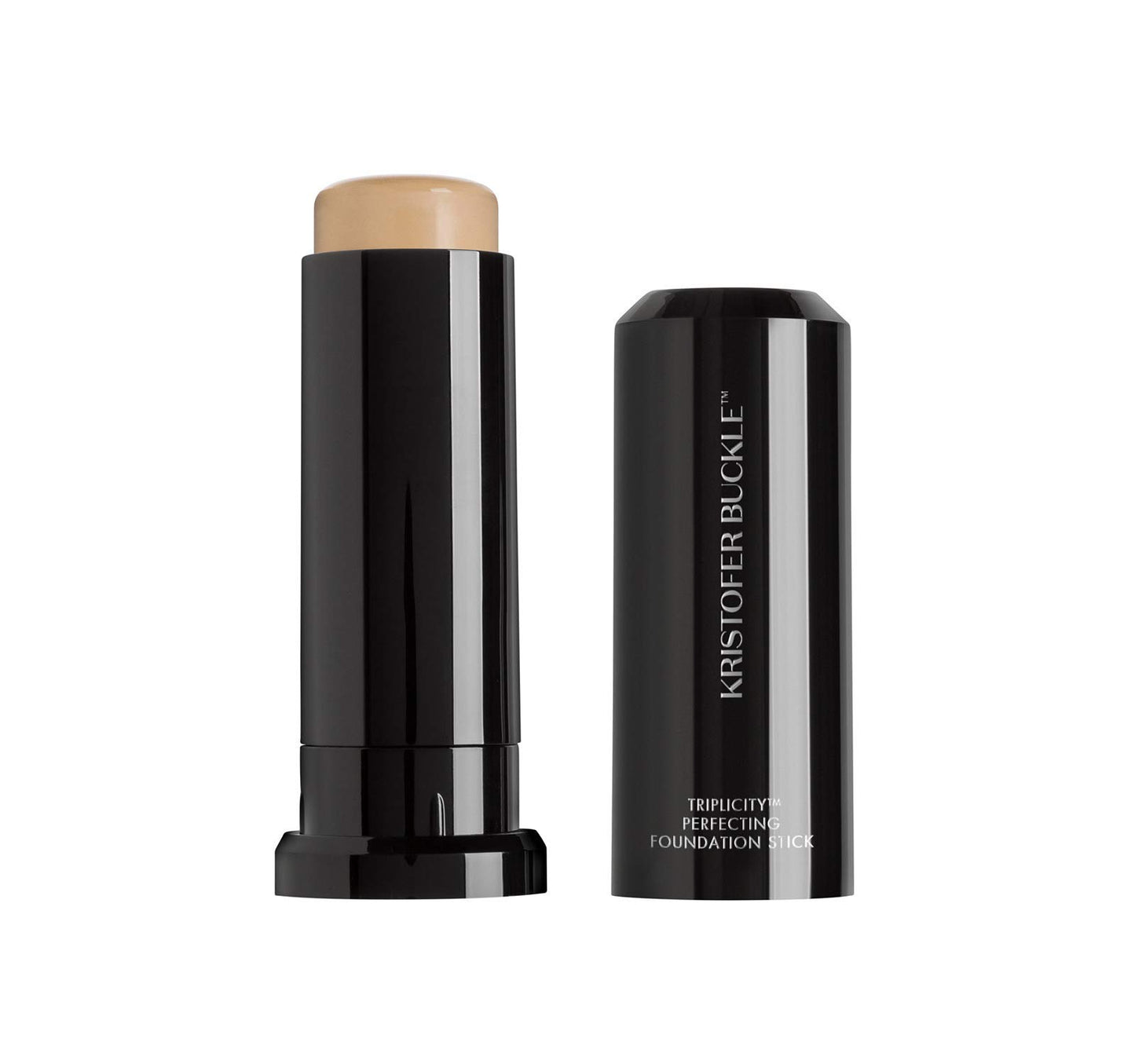 KRISTOFER BUCKLE Triplicity Perfecting Foundation Stick, 0.4 oz. | Primes Skin, Provides Buildable Coverage & Has A Soft-Focus Effect | Medium (Warm)