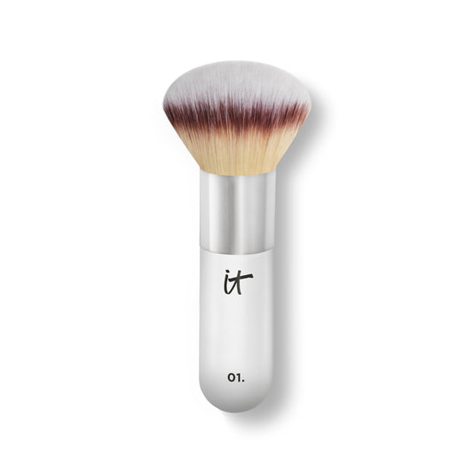 IT Cosmetics Heavenly Luxe Airbrush Powder & Bronzer Brush #1 - For a Smooth, Even, Airbrushed Finish - Jumbo Handle for Easy Application - Soft, Pro-Hygienic Bristles