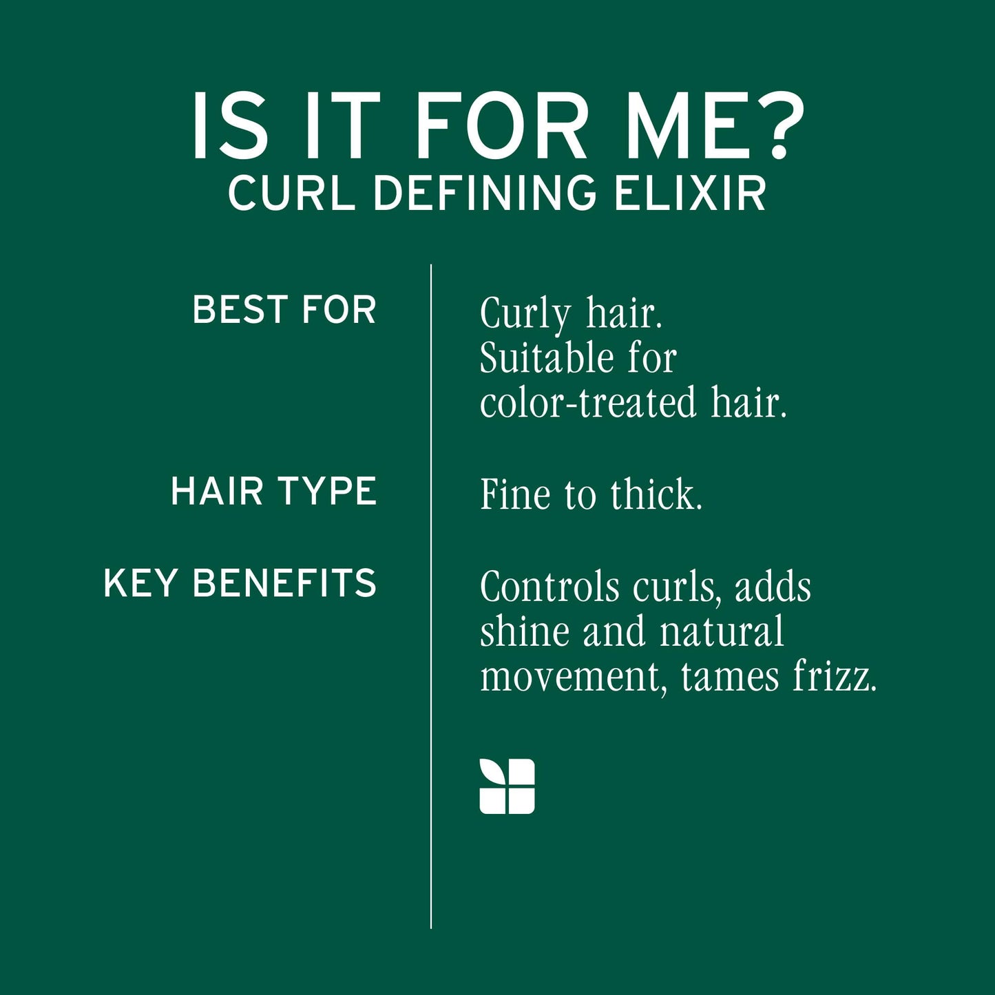 BIOLAGE Curl Defining Elixir - Lasting Curl Control, Anti-Frizz, Shine Enhancing, Natural Movement, Vegan & Paraben-Free, 5 Fl Oz, packaging may vary