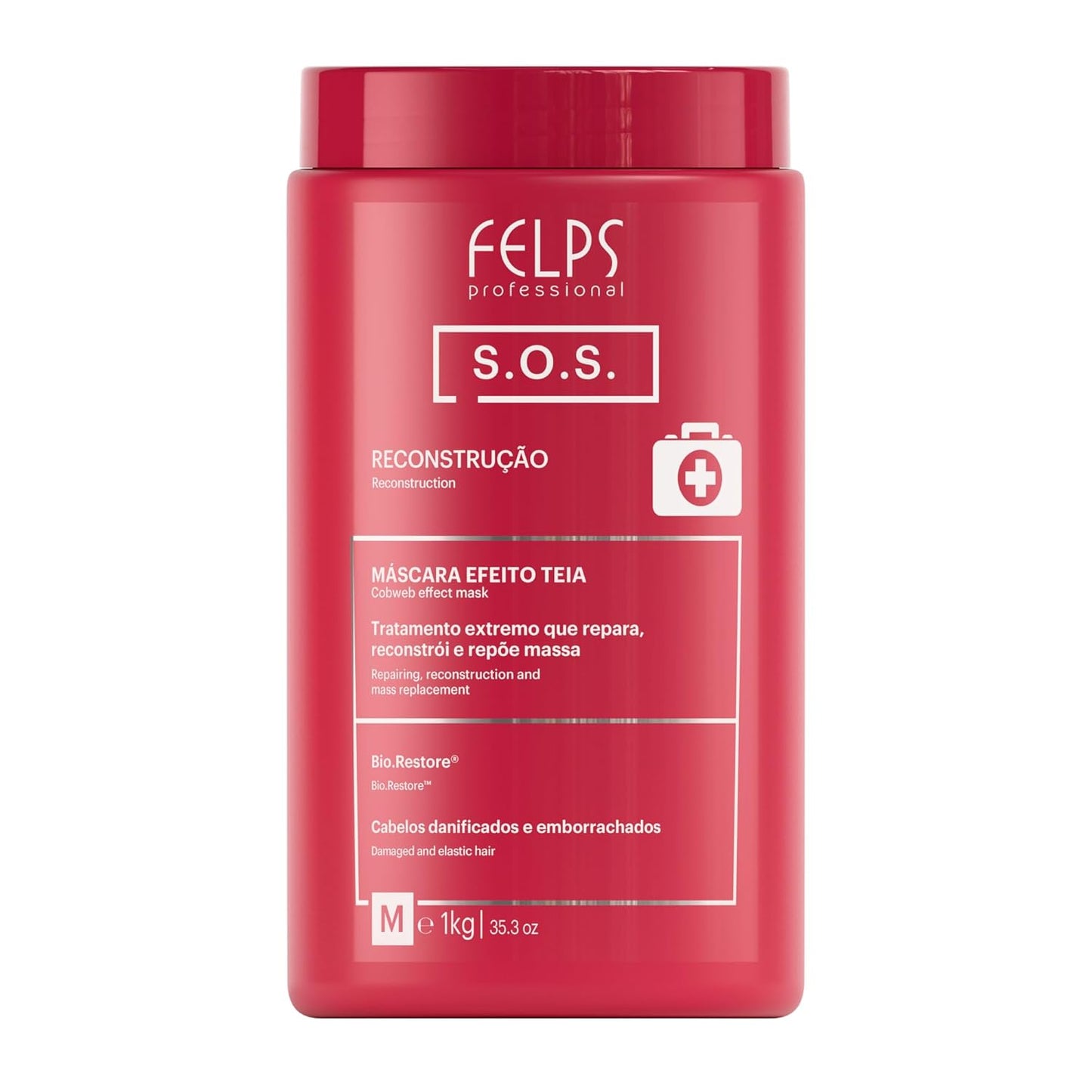 Xmix SOS Extreme Repair Mask - Deep Conditioning Treatment for Damaged Hair - 1kg / 35.2oz