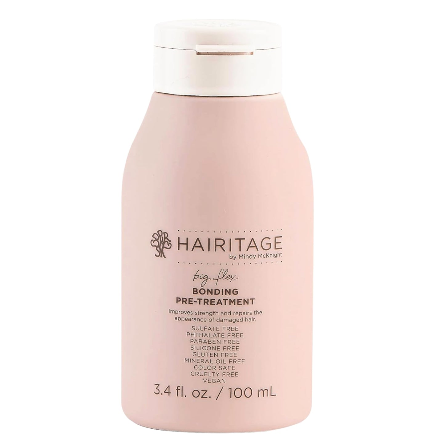 Hairitage Big Flex Bonding Cream Pre-Treatment + Mask with Biotin - Damaged Hair Repair - Formulated with Biotin + Cupuacu Butter - Nourishes Hair + Reduces Breakage, 4 oz.