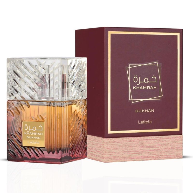 Lattafa Khamrah Eau de Parfum Spray for Unisex - 3.4 Ounce | Rich, Exotic Fragrance