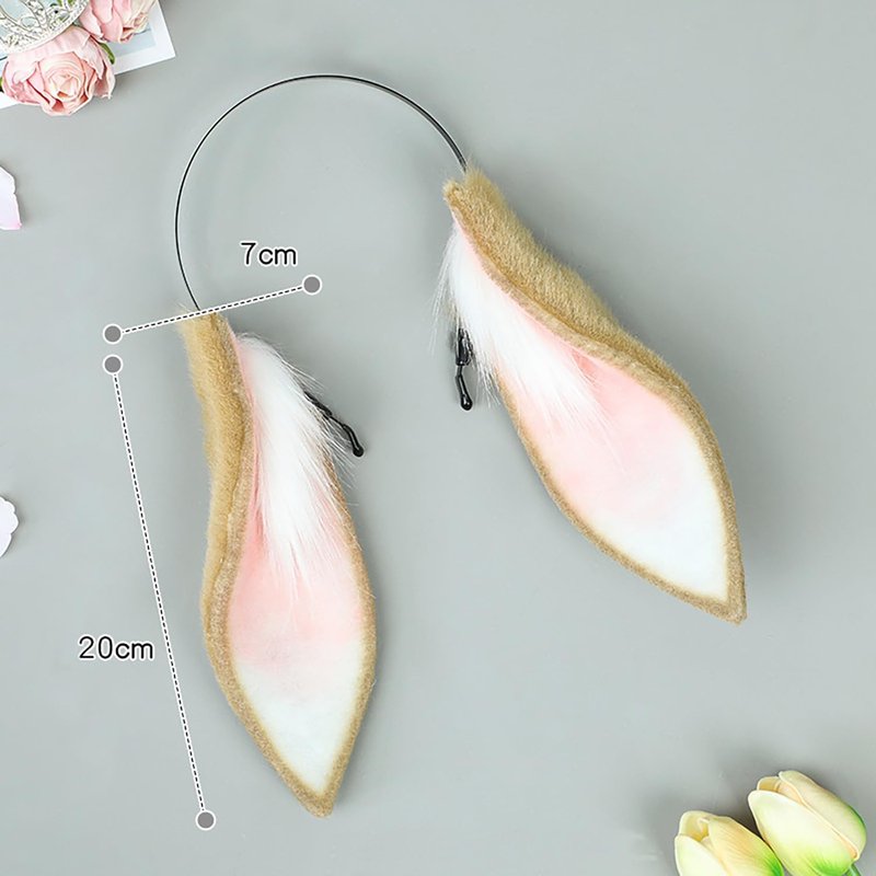 Cosplay Bunny Ears Headband - Furry Rabbit Ears for Women | Perfect Party Accessory
