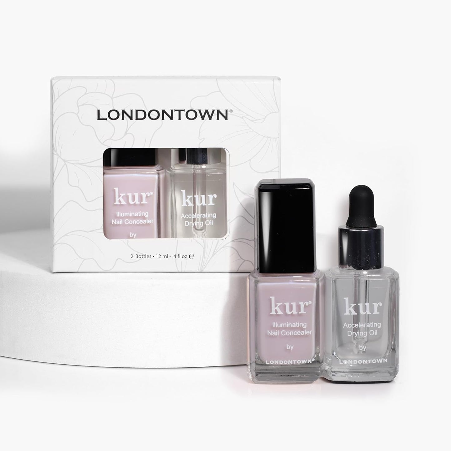 Perfect In A Pinch Nail Concealer & Drying Oil Set - Pink | 0.40 fl oz