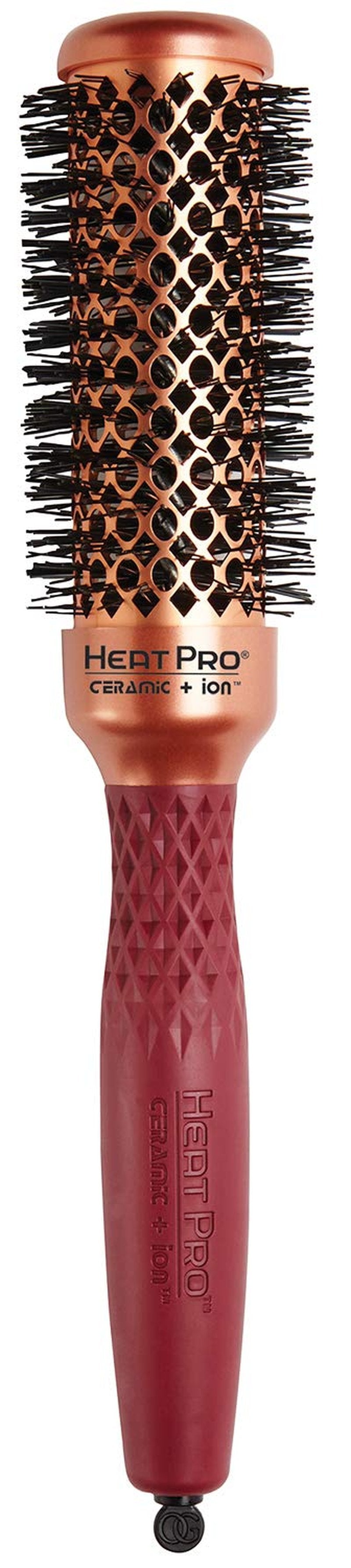 HeatPro Round Thermal Hair Brush - Non-Electric Styling Tool for Smooth, Frizz-Free Hair