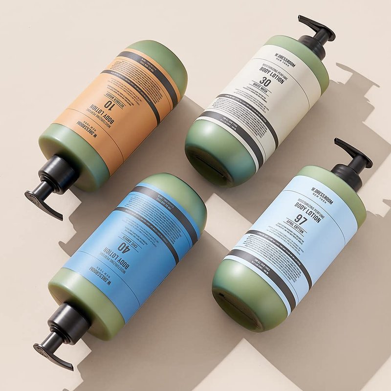 W.Dressroom No.97 April Cotton Perfume Body Lotion, Hydrating Body Lotion for Dry & Sensitive Skin – Fast-Absorbing, Non-Greasy, Clean Cotton Scent, 16.9 fl oz Pump