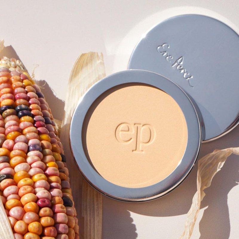 Ere Perez - Natural Translucent Corn Setting Powder | Matte, Silky, Finely Milled, Lightweight | Sensitive Skin Safe, Non-GMO, Vegan, Cruelty-Free, Clean Beauty (0.25 oz | 7 g)