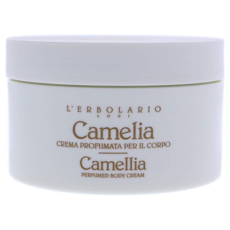L’Erbolario Body Cream - Moisturizing Camellia Body Butter for Nourished Skin | Floral Scent - 6.7 oz
