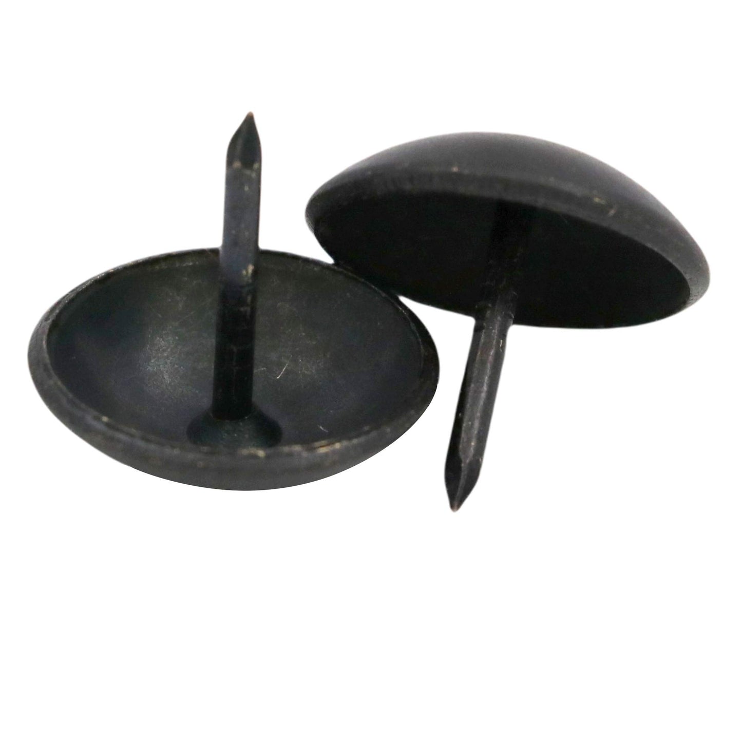 Wuuycoky Round Large-Headed Nail 19mm Diameter Head Color Black Pack of 40