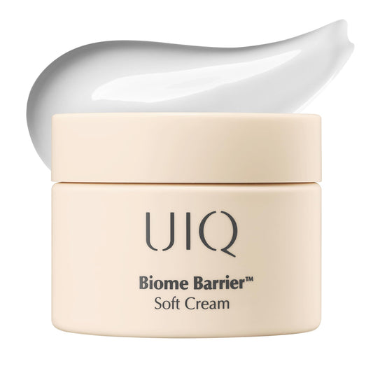 UIQ Biome Barrier Soft Cream, 100-Hour Lasting Hydration Face Moisturizer, Non-Sticky Barrier Repair for Glass Skin, 60ml / 2.02 fl.oz