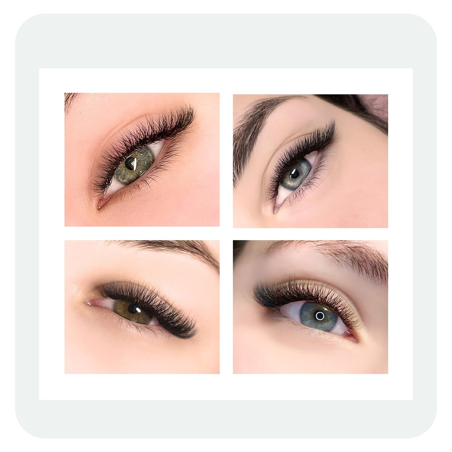 ANNAFRIS Double Tips 5D W Premade Fan Eyelash Extensions Volume Self Fanning False Lashes Faux Mink Matte Black Cluster Lash Extensions(0.07 D,8-15mm Mix)