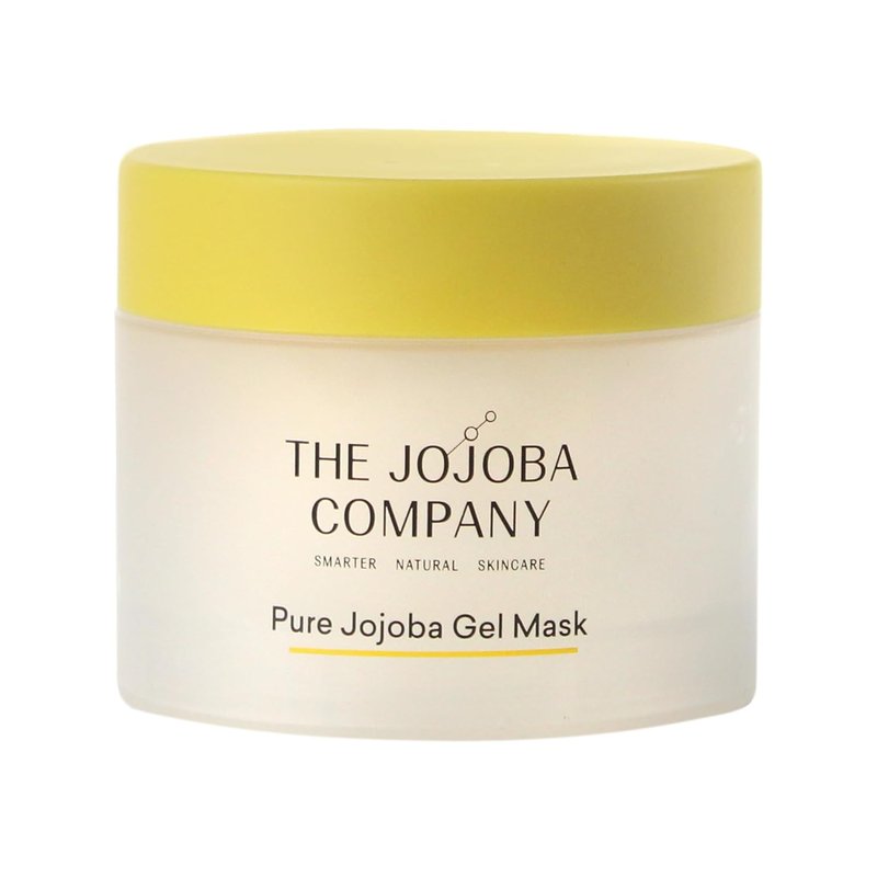 Jojoba Pure Gel Mask - Hydrating Overnight Face Mask for Dry & Sensitive Skin | Lightweight Soothing Gel with Vitamins A, D & E, 3.4 oz