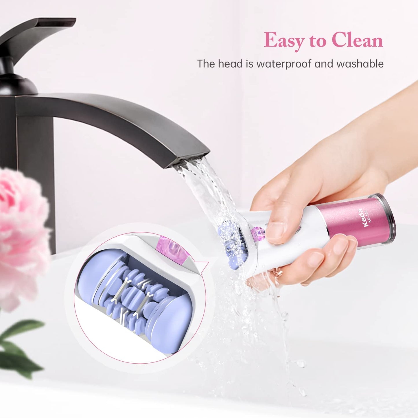 Epilator Smooth Glide Epilator for Women FaceEpilator Facial Hair Remover Smooth GlideEpilator for Women Face Hair Removal Lady Shaver Electric Bikini Trimmer WomenSmooth GlideBody Glide Portable