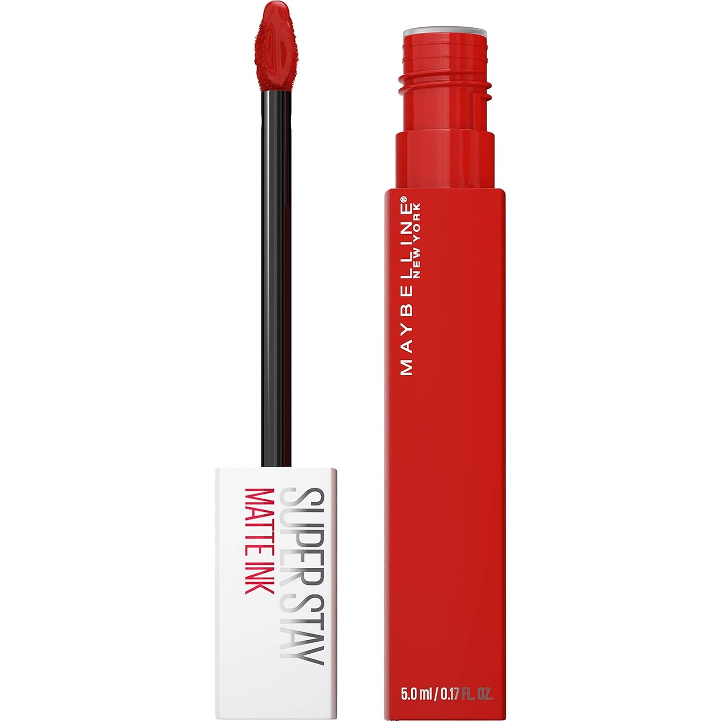 Maybelline Super Stay Matte Ink Liquid Lipstick Set - Long-Lasting 16H Wear | Blue Red Pioneer & Cardinal Red Innovator Shades
