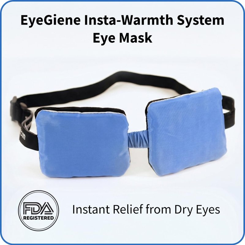 EyeGiene Heated Eye Mask - Multi-Use Treatment for Dry Eyes, Fatigue & Styes | Travel-Friendly Design