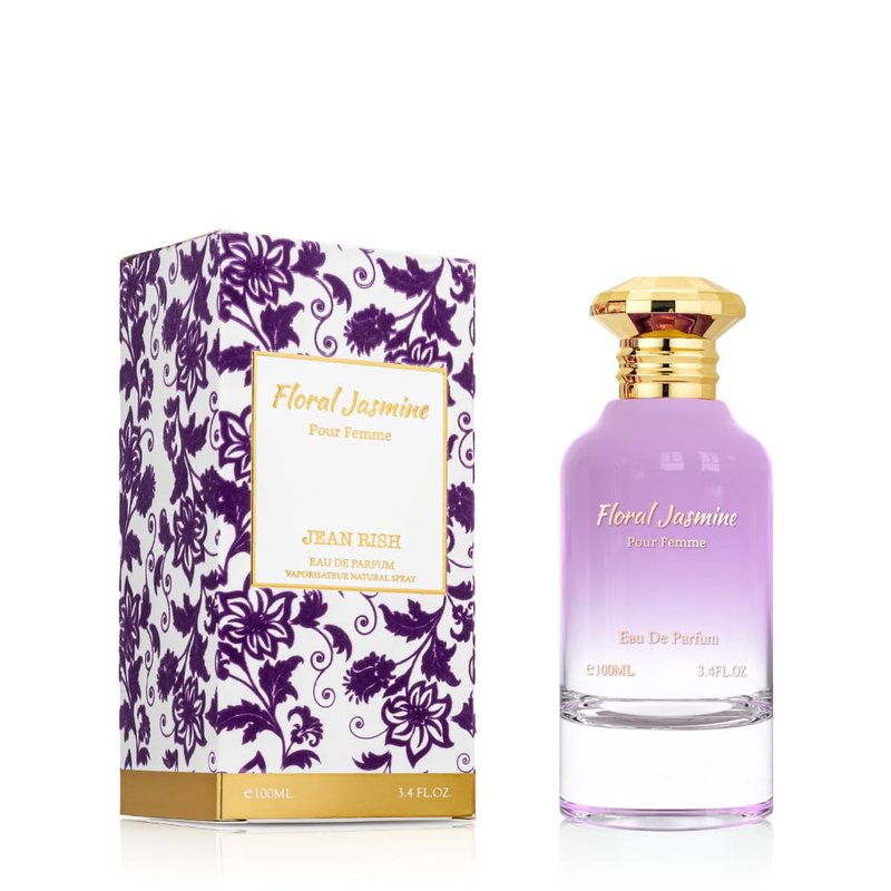 Floral Jasmine Perfume for Women - Long-Lasting Eau De Parfum with Bergamot, Orange & Vanilla | 100ml / 3.4 oz
