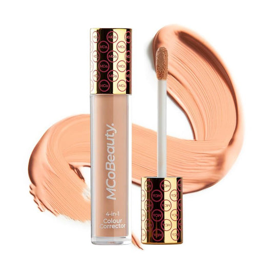MCoBeauty 4-in-1 Color Corrector - Orange Concealer for Dark Circles | Radiant Complexion Balancing